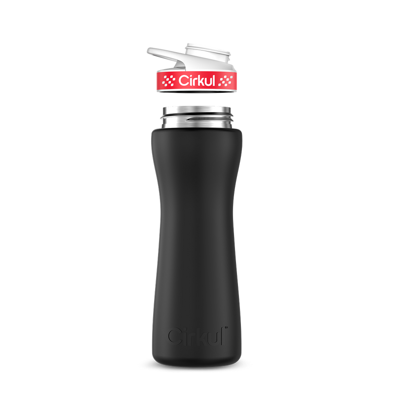 22oz. Stainless Steel Bottle & Comfort Grip  Lid