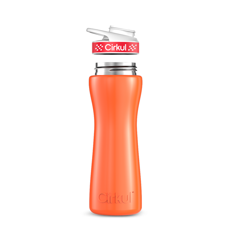22oz. Stainless Steel Bottle & Comfort Grip  Lid
