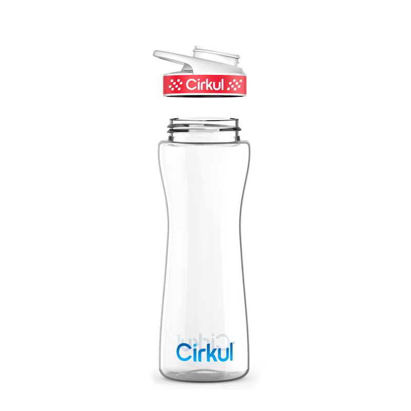 22oz. Plastic Bottle & Comfort  Grip Lid