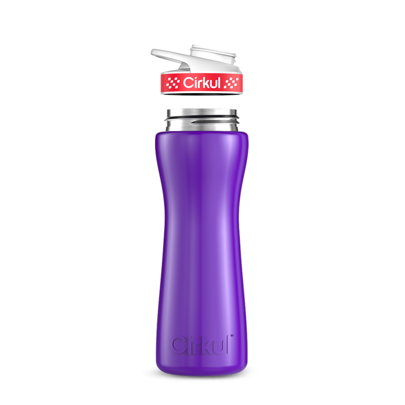 22oz. Stainless Steel Bottle & Comfort Grip  Lid