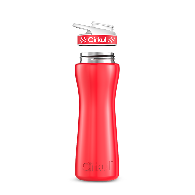 22oz. Stainless Steel Bottle & Comfort Grip  Lid