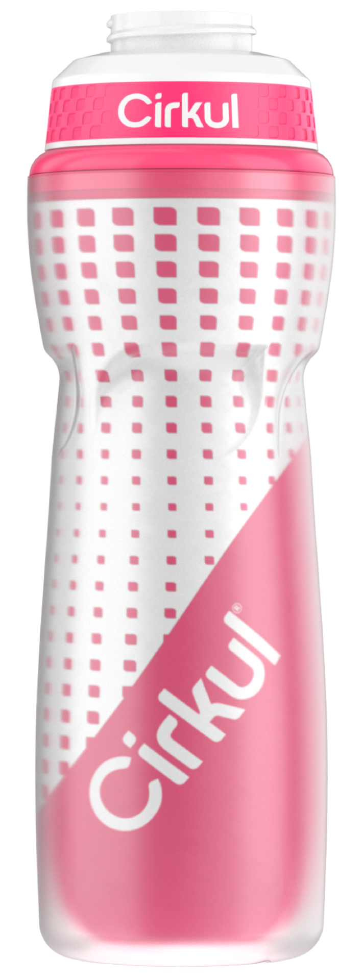 22oz. Insulated Squeeze Plastic Bottle  & Sport Lid