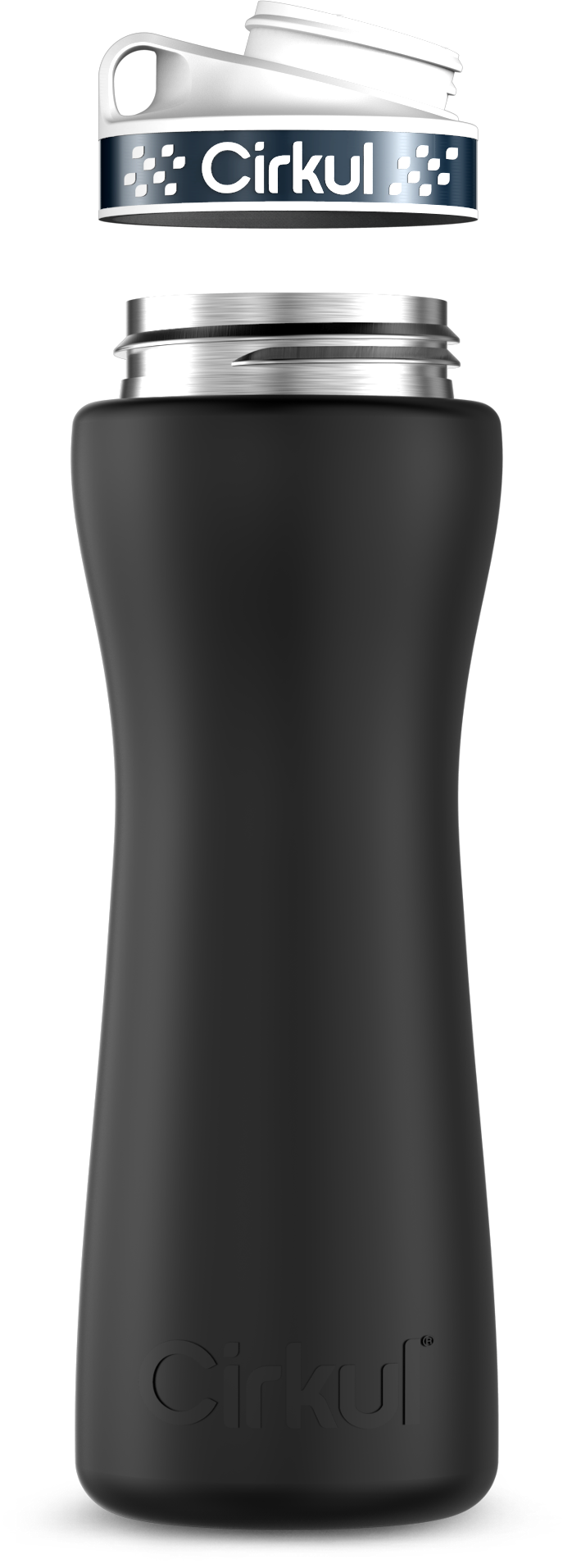 Custom 22oz. Stainless Steel Bottle & Comfort  Grip Lid