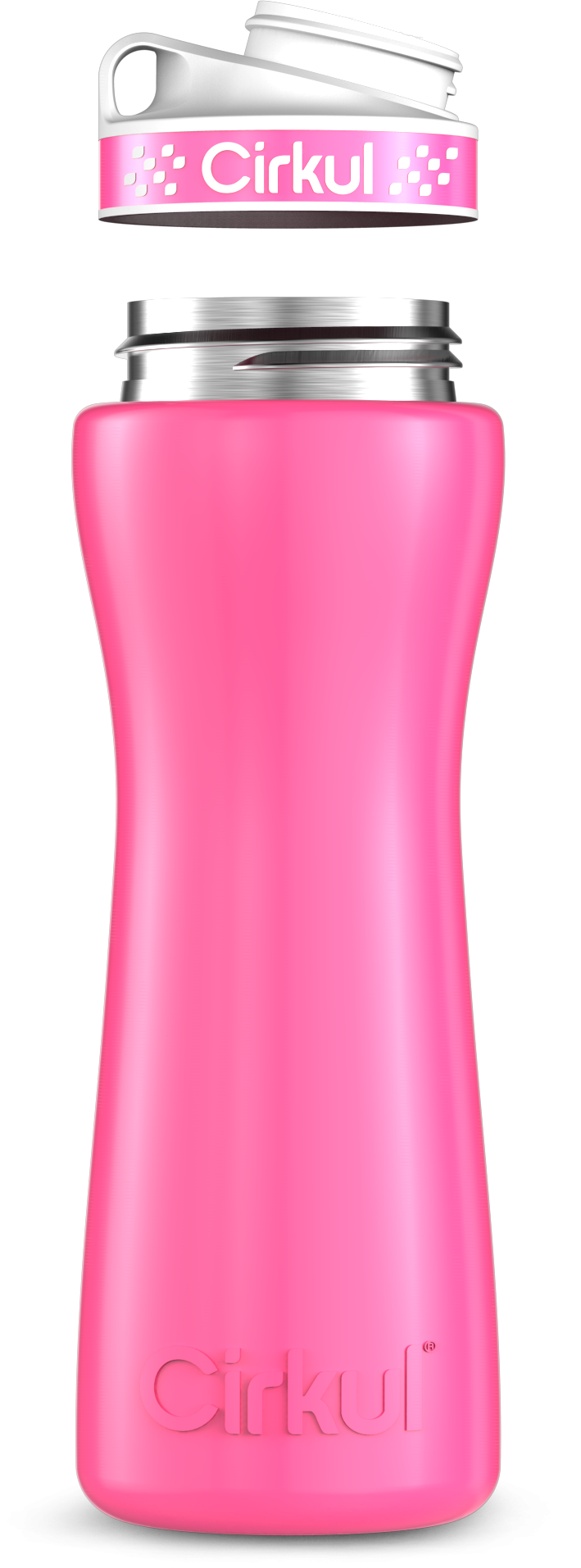 Custom 22oz. Stainless Steel Bottle & Comfort  Grip Lid