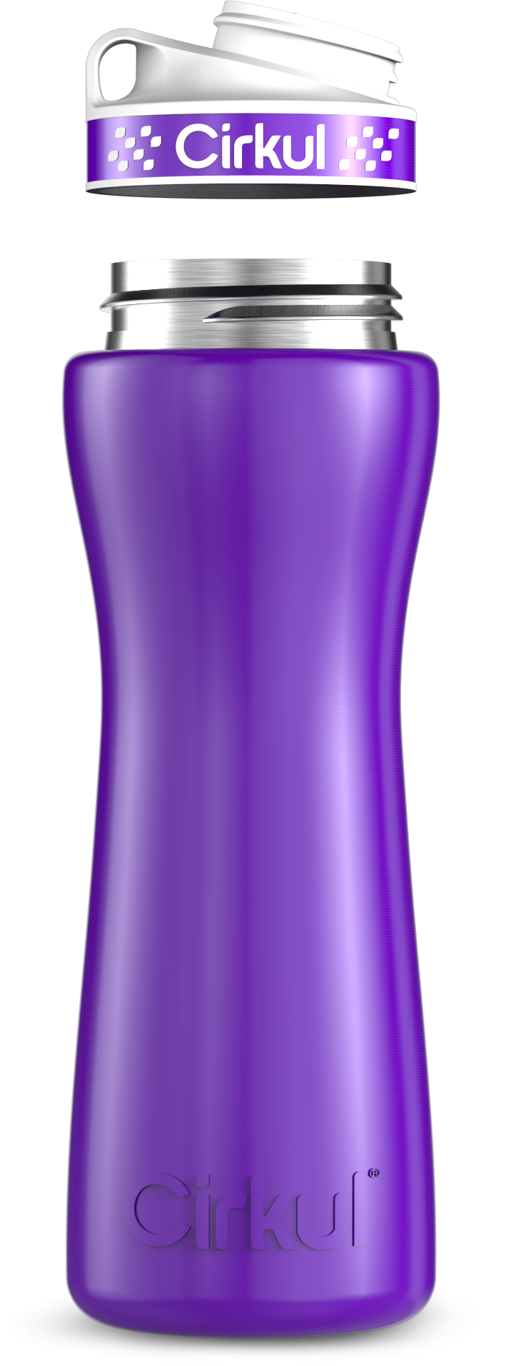 Custom 22oz. Stainless Steel Bottle & Comfort  Grip Lid