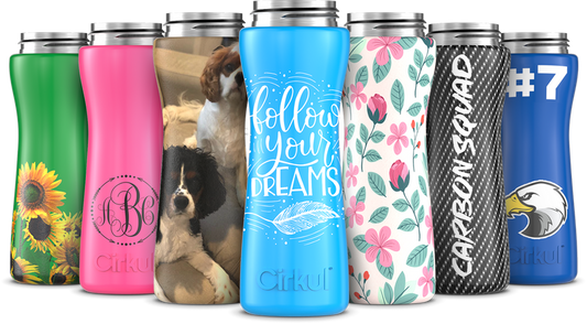 Custom 22oz. Stainless Steel Bottle & Comfort  Grip Lid